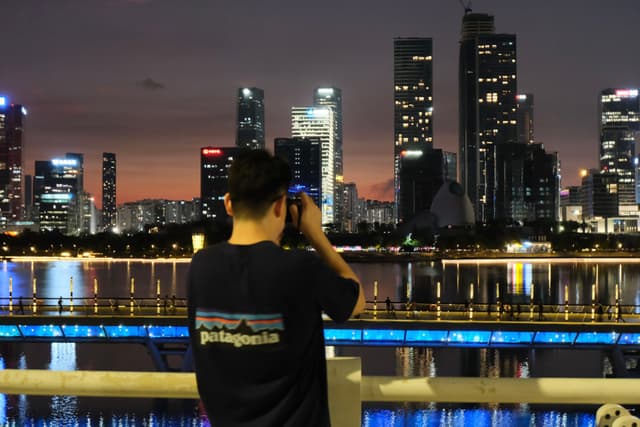 深圳湾夜色