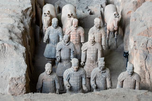 兵马俑的将士